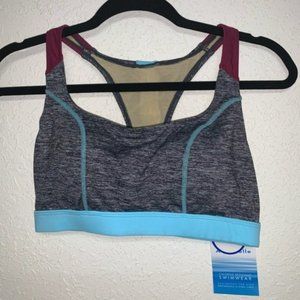 Swimsuits For All blue and grey racerback size 8